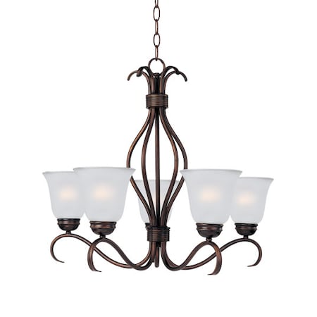 Maxim Lighting Basix 5-Light Chandelier 10125FTOI